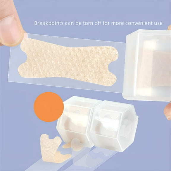 QARUN 2026 New Blister Bandages for Feet, Fingers, Toes, Heel Pads, Waterproof, Invisible, Travel Essentials, for Preventing Blisters, Foot Care, Hiking, Sports, Everyday Protection