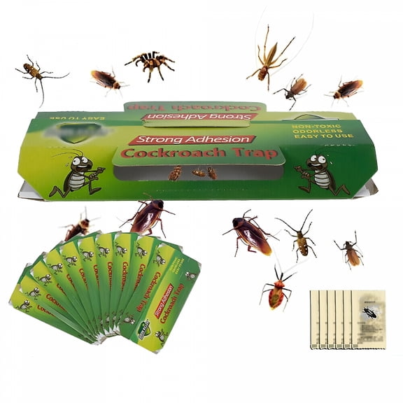 QARUN 2026 New Cockroach Insect Glue Trap Carpet Ant Flea Bed Bug Trap Catcher for Kitchen,Bathroom,Bedroom,Living Room,Pantry