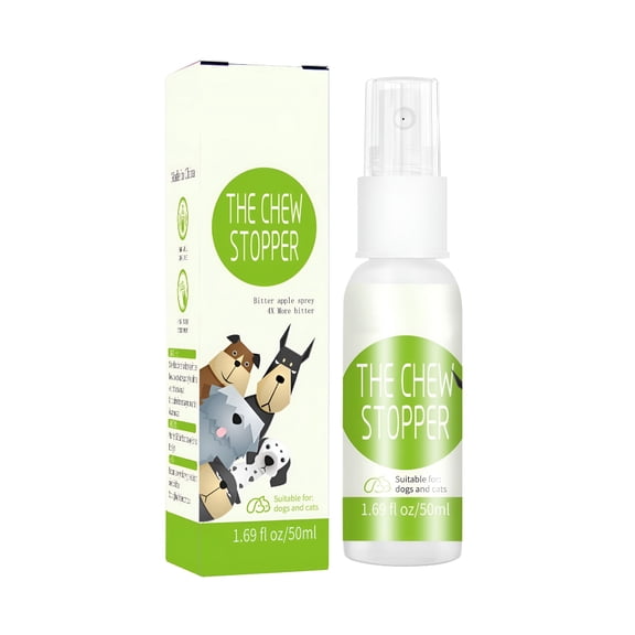 QARUN 2026 New Pet Anti-Chew Spray for Dogs & Cats Natural Bitter Apple Formula Safe & Effective Training Aid 1.69 Fl Oz