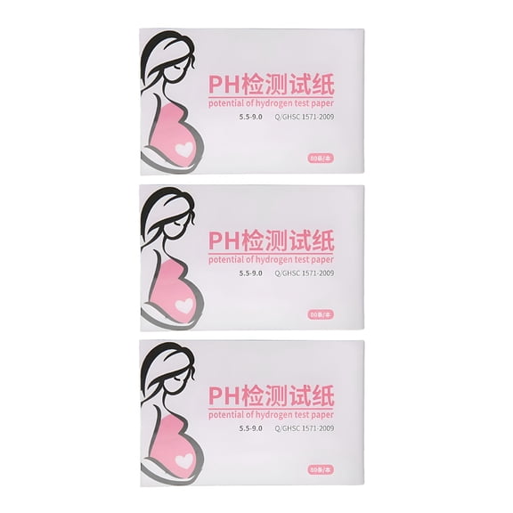 QARUN 3 Sets Amniotic Fluid Test Strip Maternity Home High Sensitivity PH Test Strips for Women