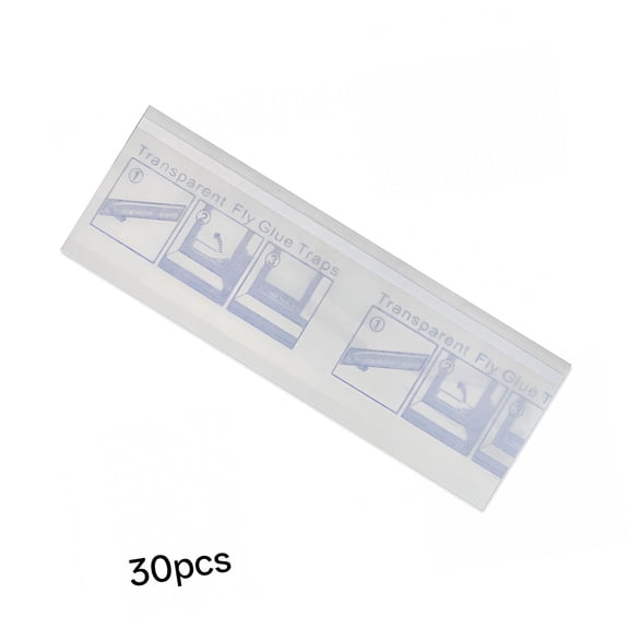 QARUN 30-Pack Window Fly Traps for Indoors, Paper Sticky Strips, Fly Catcher Clear Windows Trap for Home, Lady Bug Traps