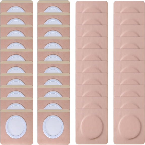 QARUN 40Pcs Disposable Belly Button Patch | 3.15"*3.15" Highly Absorbent | Self-Adhesive Pack Wrap for Neck/Shoulders/Knees | No Wash | Organic Cotton | Anti-Seepage