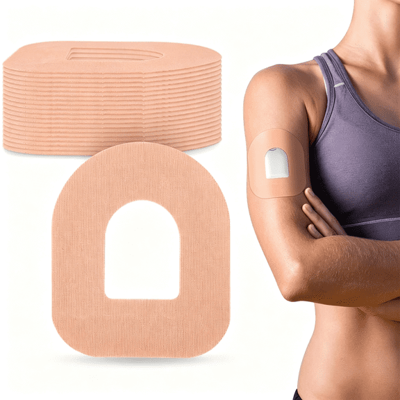 QARUN 50 Pack Omnipod 5 Overpatches Waterproof & Sweatproof, Omnipod 5 Adhesive Overlay Hypoallergenic & Latex Free Omnipod 5 Adhesive Patches, Multicolor