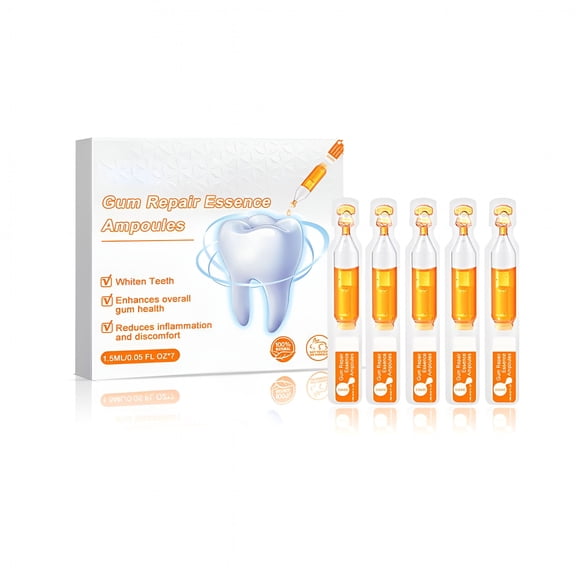 QARUN 7-Piece Dental Gel for Gum Regeneration And Inflammation Relief Enhances Gingival Health Restores Youthful Smile Gum Repair for Receding Gums