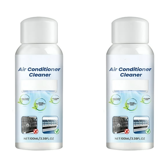 QARUN AC Cleaner 100ml Foaming Formula Removes Mold Dust From Indoor Units No Disassembly Required