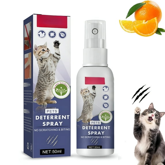 QARUN Anti Cat Scratch Spray, Cat Deterrent, Fast Acting Anti Scratch Spray, 100% Pet-Safe Formula for Behavior Training and Afurniture Protecting