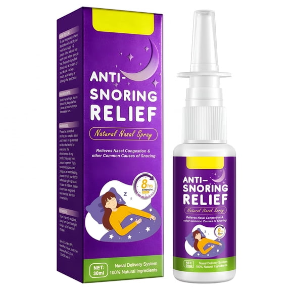 QARUN 2026 New Anti Snoring Spray, Snoring Solution to Help Open the Throat & Air Passage, Effective Stop Snoring Snoring Spray Snoring Sleep Spray 30Ml
