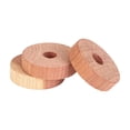 thumbnail image 1 of QARUN Cedar Blocks for Clothes Storage - 24 Pcs 100% Natural Cedar Rings | Wardrobe & Drawer Freshener for Closet Storage, 1 of 6