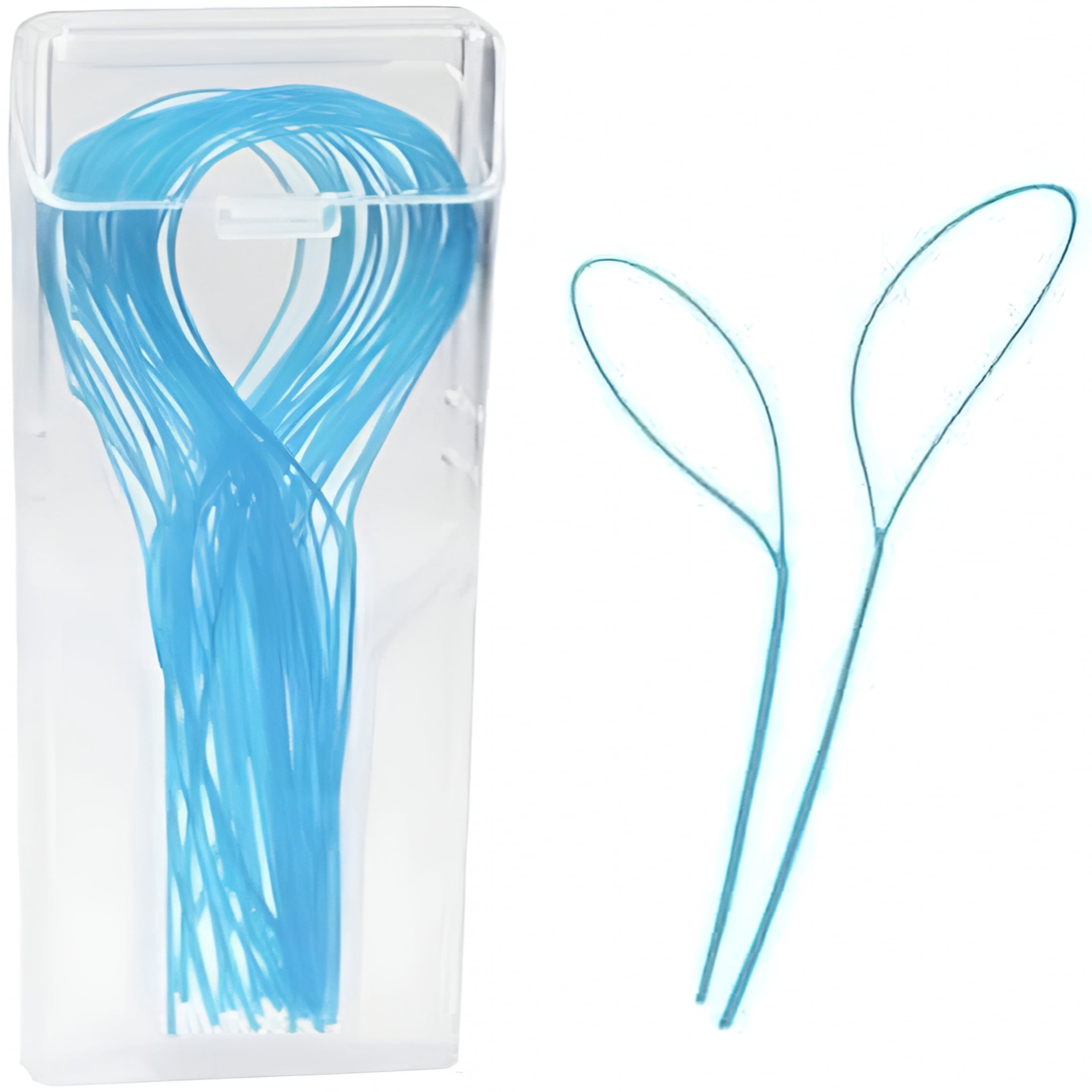 Floshing Thread QARUN Dental Floss Threader Multifunctional,Nylon Loop Design for Your ...