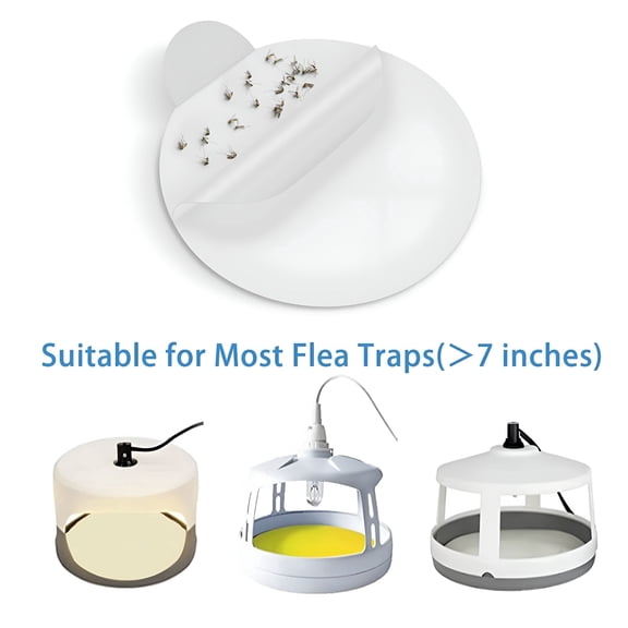QARUN Flea Trap, Sticky Dome Bed Trap for Most Models, Flea Traps for Inside Your Home, Bed Bug Trap, Spider Traps Indoor Pet Safe