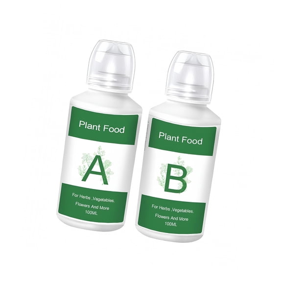 QARUN Hydroponic Nutrients,200ML Hydroponic Nutrients A and B,Pods Kit for Hydroponics Growing System Universal A&B Indoor Nutrients