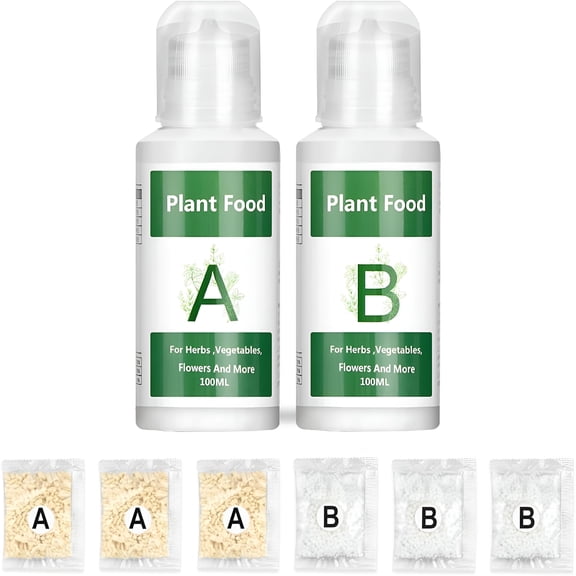 QARUN Hydroponic Nutrients, 800ML Hydroponic Plant Nutrients, Universal Indoor Plant Nutrients for Lush Growth of Indoor Plants, Vegetables, Fruits and Flowers