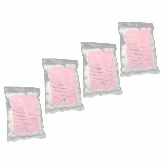 QARUN Makeup Remover Absorbent Cotton Balls Supplies Accessories Bulk Disinfection Wound Care 400 Pcs