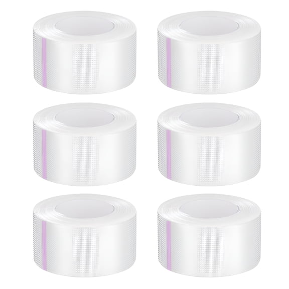 QARUN Medical Tape 6 Rolls Pressure Sensitive Skin Tape Clear Surgical Tape PE Microporous First Aid Tape