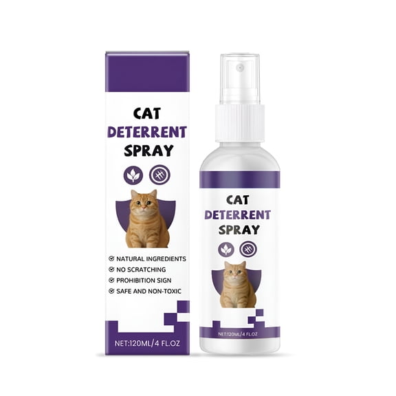 QARUN Natural Cat Behavior Training Spray with Plant-Based Formula to Discourage Scratching Furniture and Household Items Safe and Gentle Solution for Pet Owners