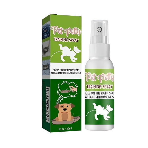QARUN Puppy Potty Training Spray for Dogs Long Lasting Pheromone Attractant Dog Potty Training Spray Dog Pee Spray Puppy Potty Training Aid for Housebreaking Natural Indoor Outdoor Use 1.0 Fl Oz