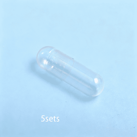 QARUN Size 00 Empty Capsules-500 Count Empty Gelatin Capsules-Diy Capsule Filling-Fillable Pill Gel Caps for Do-It-Yourself Supplements-Easy Diy Filling Size 00 Empty Capsules(Clear)