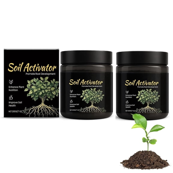 QARUN Soil Activator for Plants,Water Soluble Formula,Organic Soil Activators and Fertilizers,Promotes Nutrient Absorption and Root Development in Vegetables and All Plants