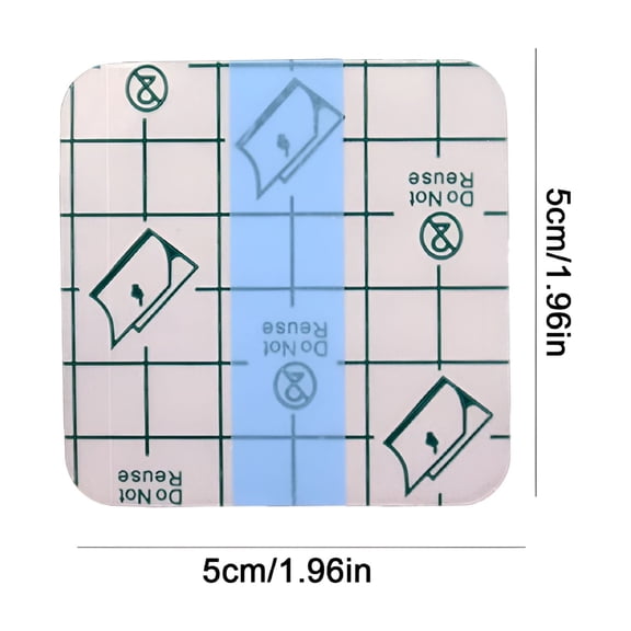 QARUN Swimming Bandages Clear Waterproof Bandages for Wounds 10Pcs Clear Wound Dressing Tape Adhesive Dressings Pad for Swimming