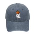 thumbnail image 1 of QASIEATN Baseball Caps for Women Halloween Baseball Cap Distressed Dad Hat with Owl and Pumpkin Embroidery Adjustable Unisex Adult Fall Fashion Accessories, 1 of 3