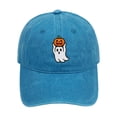 thumbnail image 1 of QASIEATN Baseball Caps for Women Halloween Baseball Cap Distressed Dad Hat with Owl and Pumpkin Embroidery Adjustable Unisex Adult Fall Fashion Accessories, 1 of 3