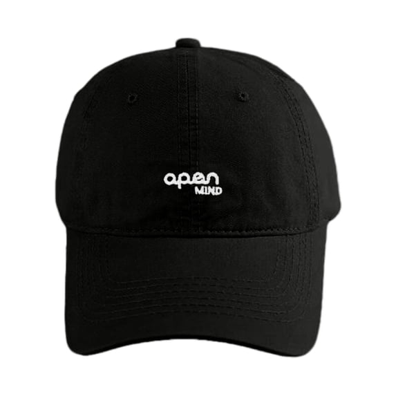 QASIEATN Baseball Caps for Women Wide Brim Small Trucket Hat All Sun Hat Fashion Letter Embroidery Cap Summer Spring Trendy Clothing Accessories