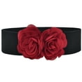thumbnail image 1 of QASIEATN Belt for Women Stretchy Belt for Dresses Vintage Elastic Wide Waist Belt Summer Spring Fashion Clothing Accessories, 1 of 2