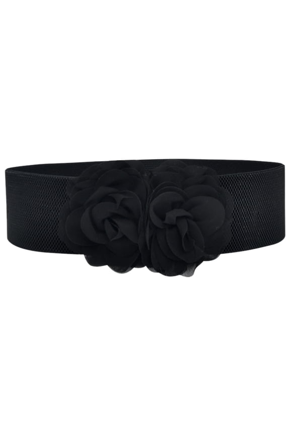 Belt for Women Stretchy Belt for Dresses Vintage Elastic Wide Waist Belt Summer Spring Fashion Clothing Accessories