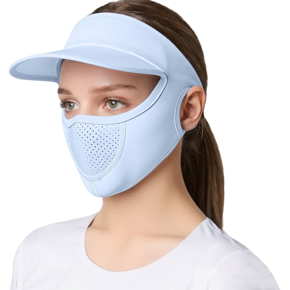 QASIEATN Classic Fit Sun Protective Scarf for Women Sunscreen Face Mask for Hiking Running Cycling & Outdoor Sports Fall Fashion Accessories