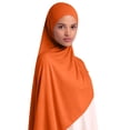thumbnail image 1 of QASIEATN Cotton Hijab Women's Headscarf Quality 180 X 55 Cm Soft Breathable and Opaque Daily Wear Casual Accessories Silk Scarves for Women, 1 of 5