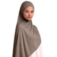 thumbnail image 1 of QASIEATN Daily Wear Silk Scarves for Women Cotton Hijab Women's Headscarf Quality 180 X 55 Cm Soft Breathable and Opaque Fall Fashion Accessories, 1 of 5