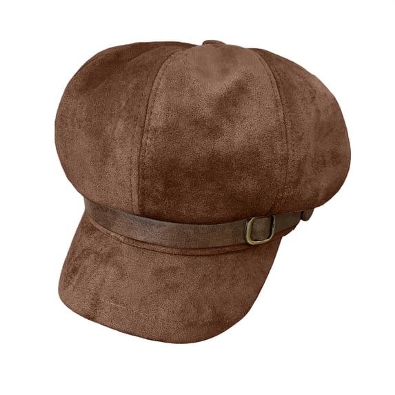 QASIEATN Cozy Beret Hat for Women Corduroy Newsboy Hats for Women Cabbie Hat Cap Fall Fashion Accessories