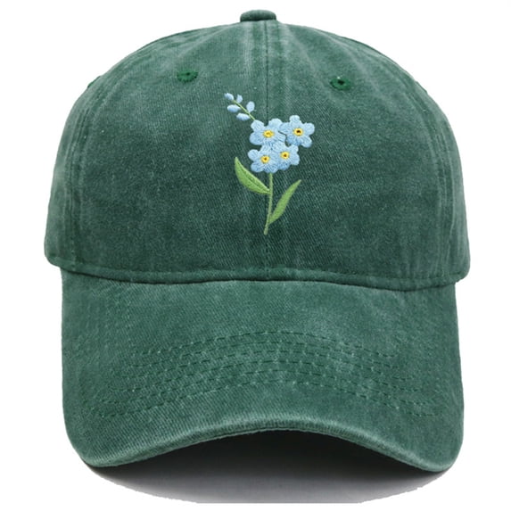 QASIEATN Daily Wear Baseball Caps for Women Embroidered Design Baseball Cap Fall Fashion Accessories