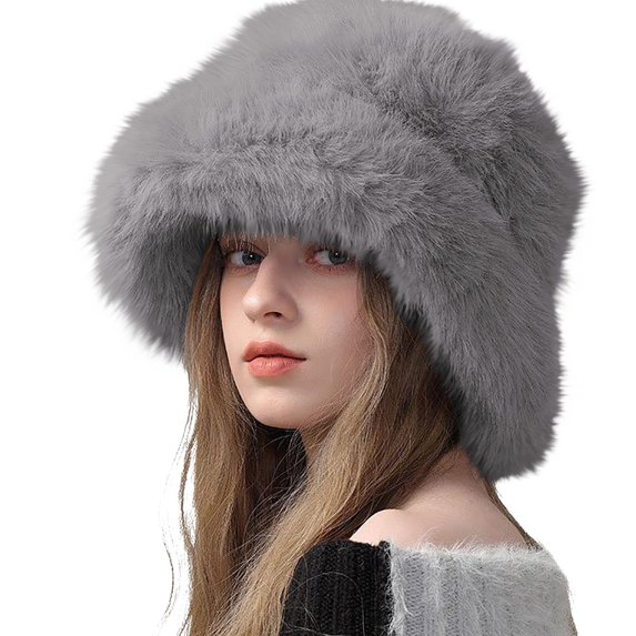 QASIEATN Daily Wear Beanie Hat for Women Plush Earflap Hat Cold Proof Hat for Warm & Stylish Autumn/Winter Fall Fashion Accessories