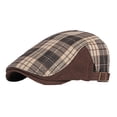 thumbnail image 1 of QASIEATN Daily Wear Beret Hat for Women Autumn/Winter Hats Checked Cap Women's Casual Forward Hats Winter Newsboy Hats Warm Fall Fashion Accessories, 1 of 3