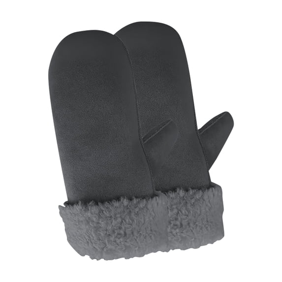 QASIEATN Everyday Wear Accessories for Women Fleece Lined Thermal Mittens Winter Coldproof Thickened Gloves