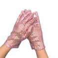 thumbnail image 1 of QASIEATN Everyday Wear Accessories for Women Sparkling Sequin Dance Gloves Clothing Halloween Glitter Short Gloves, 1 of 4