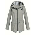 thumbnail image 1 of QASIEATN Fall Coats for Graceful Ladies Fashion, Hot Windbreaker Zipper Hooded Lightweight Outdoor Windbreaker Jacket Thin Outdoor Jacket Women, Womens Winter Tops, 1 of 5
