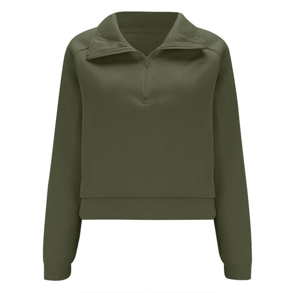 QASIEATN Fall Coats for Graceful Women Fashion, 2 Piece Outfits Half Zip Hoodie Sweatsuit Sets Oversized Sweatshirt Baggy Fall Fashion Sweatpants, Womens Winter Tops