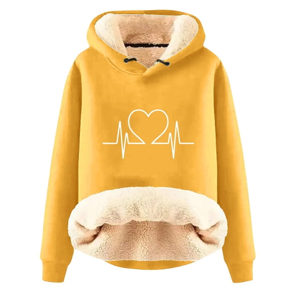 QASIEATN Fall Coats for Graceful Women Fashion, Hoodies Pullover Sweater Fuzzy Fleece Sweatshirt Oversized Drawstring Hoodie Cozy Warm Hoodie, Womens Winter Tops