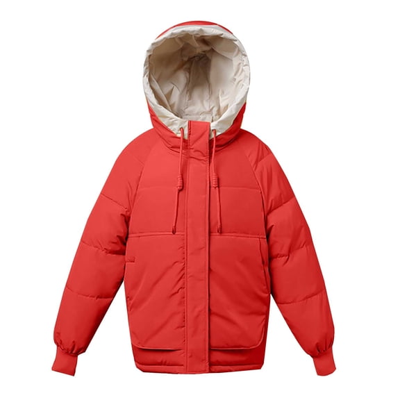 QASIEATN Fall Coats for Graceful Ladies Fashion, Winter Quilted Jackets Long Sleeve Full Zip Puffer Jacket Coats with Pockets, Womens Winter Tops