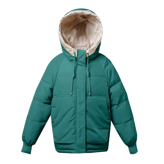 QASIEATN Fall Coats for Graceful Ladies Fashion, Winter Quilted Jackets Long Sleeve Full Zip Puffer Jacket Coats with Pockets, Womens Winter Tops