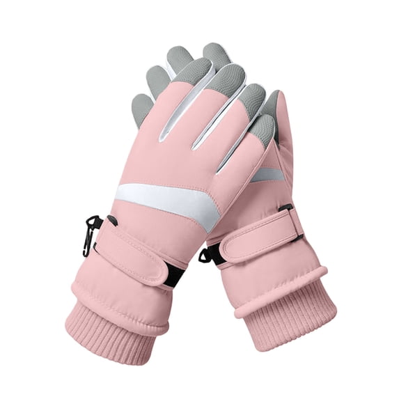 QASIEATN Gloves Mittens for Women Winter Ski Gloves for Women Windproof Touchscreen Thermal Gloves Warm Thickened with Fleece for SkiingCycling Fall Fashion Accessories
