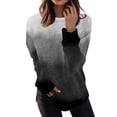 thumbnail image 1 of QASIEATN Hoodies for Elegant Ladies Fashion, Long Sleeve Shirts Plus Size Tops Dressy Casual Blouses Crewneck Loose Fit T Shirts Trendy Tunics, Womens Fall Tops, 1 of 5