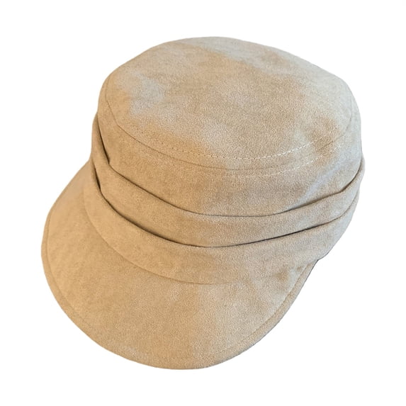QASIEATN Modern Fit Beret Hat for Women Corduroy Newsboy Hats for Women Cabbie Hat Cap Fall Fashion Accessories
