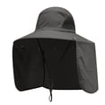 thumbnail image 1 of QASIEATN Modern Fit Bucket Hats for Women Summer Hat Outdoor Wide Brim Bucket Hat with & Neck Sun Hat for Fishing Fall Fashion Accessories, 1 of 2