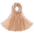 thumbnail image 1 of QASIEATN Modern Fit Scarf for Women Embroidered Chiffon Hijab Shawl Elegant Headwraps Scarves for Evening Dress Fall Fashion Accessories, 1 of 2