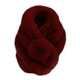 thumbnail image 1 of QASIEATN Neck Warmer for Delicate Ladies Fashion Women Winter Warm Scarf Fashion Thicken Imitation Grass Scarves Winter Accessories Red, 1 of 2