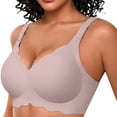 thumbnail image 1 of QASIEATN Plus Size Push Up Jelly Bras for Women Solid Color Comfortable Bralettes Womens Everyday Bras, 1 of 6
