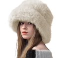 thumbnail image 1 of QASIEATN Relaxed Fit Skull Cap for Women Plush Earflap Hat Cold Proof Hat for Warm & Stylish Autumn/Winter Fall Fashion Accessories, 1 of 5